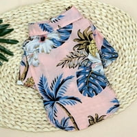 Havajska majica za kućne ljubimce Ljetne prozračne cvjetne majice cool odjeća za male srednje velike