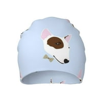 Slatki Dapper Bull Terrier Slouchy Beanie za žene Muškarci Stretch Sleep Hat Function Poklon Jesenska