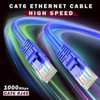 Maximm Ethernet kabel 25ft Cat Pure bakar, ul, LAN UTP CAT6, RJ mrežni internetski kabel - stopala višeboja