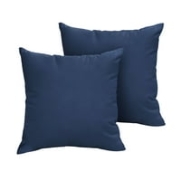 Set mornarskog plavog ukrasnog kvadratnog jastuka, 20