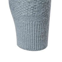 Duks fesfesfes za muškarce Modni pad i zimski džemper pulover donji pleteni pleteni blokiranje džemper