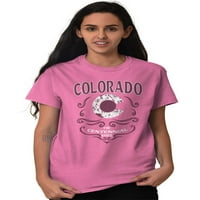 Kolorado stogodišnjica ženski simbol ženske grafičke majice Tees Brisco brendovi