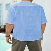 Nova muška casual bluza pamučna majica labavih vrhova proljeće jesenske majice, duhovito, bijelo
