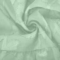 Ženske maxi haljine Ženski okrugli vrat Ležerne prilike kratkih rukava s kratkim rukavima šifonske haljine sa kaišem kratkim rukavima na klirensu