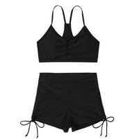 Fanxing Cleariance ponude Ženski crossover čipka u Up Bikini set kupaći kostimi izrezani kupaći kostimi