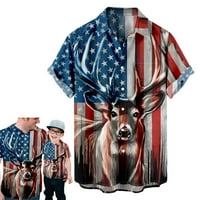 Košulje Sretna Dan nezavisnosti, majica, 3D print majica Božićni pokloni za muškarce, majica muškaraca
