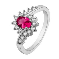 Ženski prstenovi srebrni prstenovi za prstene za žene za žene prstenovi sjajni prstenovi za žene i muške