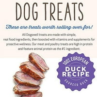 Jerky HIP i zglobni pas tretiraju zrno bez zrna izrađenih u SAD Samo, glukozamin i hondroitin, oz patku
