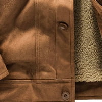 Zimske jakne za muškarce Nova modna casual zimska ljepljana jakna i baršun podstavljena jakna s dugim rukavima bez rukava i jakne do 65% popusta na 65%