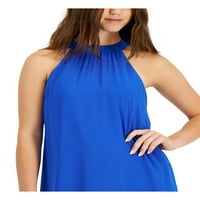 III haljine Ženske plave patentne patentne bez rukava iznad ručke koljena za zabavu u koljenu Juniors XL