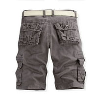 Muški teretni kratke hlače Ljetni pamučni multi-džepni kombinezoni kratke hlače velike i visoke kratke