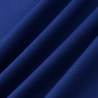 Pgeraug pantalone za žene Muškarci kratkih rukava V-izrezni uniformu blube s vrhovima džepam za žene tamno plavi xl