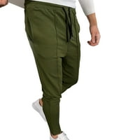 Muške hlače za tanke sportske elastičnosti Nema patentnih patentnih patentnih patentnih pantalona iz