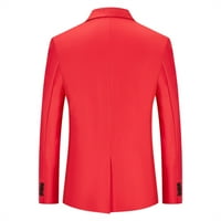 Muška jakna od odijevanja Slim Fit odijelo Solid Color Haljina Business Casual Jedinstveno odijelo za
