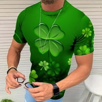 Sdjma Muška majica s kratkim rukavima s kratkim rukavima St. Patrickov dan Muški unise dnevna majica 3D grafički grafički print kratkih rukava