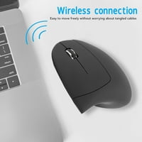 Vertikalni bežični miš, prenosivi igrački bežični miš USB port Brzi odgovor za dom za igranje