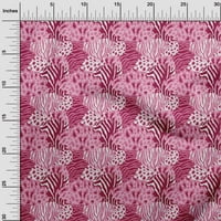 Onuone pamučne kambrike ružičaste tkanine kože životinjske tkanine za šivanje tiskane ploče za obnarenje pored dvorišta široko