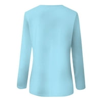 Ženski bluzes Dressy Ležerne prilike stabilna odjeća Ženska modna svakodnevna Svetarna casual O-izrez