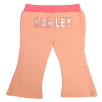 Glittery skripte od malih djevojaka Fleece Yoga hlače, ružičasta 4021738