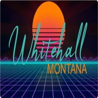 Corvallis Montana Vinil Decal Stiker Retro Neon Dizajn