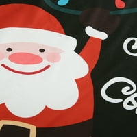 Liacowi Porodica koja odgovara pidžamama Merry Božić Santa i pismo Ispiši Raglan dugih rukava + hlače