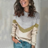 GUBOTARE predimenzionirani džemperi za žene ženske turtleneck dugih rukava Pleteni džemper casual pulover