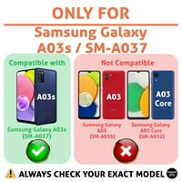 Razgovor s tankom slučaju kompatibilan za Samsung Galaxy A03S, zaštitni ekran stakla ukljn, nasumični