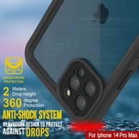 iPhone Pro ma vodootporna futrola, punkse [Extreme Series] Cover oklop sa ugrađenim u zaštitniku zaslona