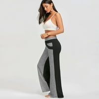 Žene Stretch kompresije Sportske odjeće za stoke hlača sa džepovima High Squik Tummy Control Workout