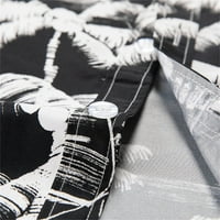 Simplmasygeni muške majice za kompresioniranje mišišta ljeto Vintage tiskana majica Muška majica kratkih rukava Havajski stil uzorak kratkih rukava bluza i majica