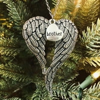 Dio mi je srca nalazi se u božićnim spomen-memorijal anđeoskim ukrasnim privjesnim poklonima za žene