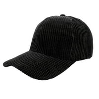 Haxmnou Corduroy bejzbol kapa za muškarce Ženske sportske šešire Topla zima na otvorenom putovanja