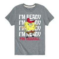 Skrektante SpongeBob - Spremni za bejzbol - grafičku majicu kratkih rukava za mališane i mlade