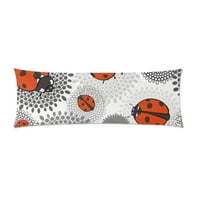 Ladybugs jastuk za tijelo pokriva jastučnice za jastučnice jastuci
