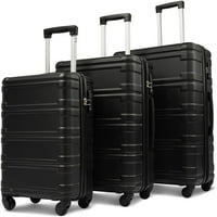 Komplet prtljaga sa zaključavanjem TSA, ABS lagana šipka za prtljag za prtljag 20''24''28 ''