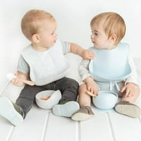 Dječje posude Toddler Bowls silikonske usisne zdjele za bebu sa kašikom (10 #)