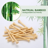 Golf tees izdržljiv bambus ties 3-1 4 prijateljski biorazgradiv materijal smanjuje bočni trenje stabilniji