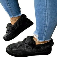 Lacyhop dame ženske obloge tople mokasinske prozračne papuče cipele