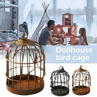 Minijaturni kavez za ptice Modelni dodaci za ukrašavanje namještaja