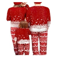 AFUNBABY Porodična božićna pidžama Podudaranje setova Xmas podudaranje PJS za odrasle Kid Baby Holiday