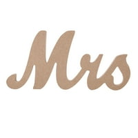 Himiss Vintage Style MR & MRS Drvena pisma za ukrašavanje vjenčanja DIY Dekoracija