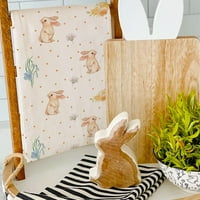 Ručnici za uskršnji dekor Bež Bunny ručnici za suđe ultra upijajuća bara za sušenje sušenja Radni ručnik