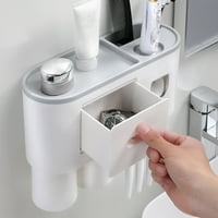IOPQO stalak Automatska četkica za čišćenje četkica za zube sa držačem za zube za zube Zidna kupaonica