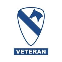 1. konjanik Division Veteran naljepnica naljepnica naljepnica - samoljepljivi vinil - Vremenska zaštitna - izrađena u SAD - Mnogo boja i veličina - Prvi tim Fort Hood serviran