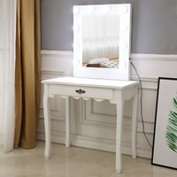 Tabela swindebst presvlaka, bijeli oblicni stolni stol za spavaću sobu, kupatilo, ormar, hodnik, stol