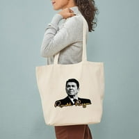 Cafepress - Predsjednik Ronald Reagan Tote Tote - prirodna platna torba, Torba od platna