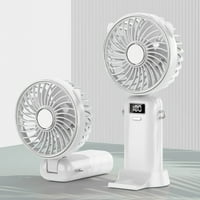AMLBB Ljetna štednja ručna sklopiva ventilator, aromaterapija mali električni ventilator, mini USB digitalni