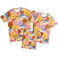 Disney Winnie Bear Okrugli izrez TOP Košulje Torp The The The The Pamutna majica Rođendan Božićni poklon