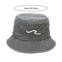 Park Pamuk sunčani šešir za žene kašike kašike valne vezenje ljetna plaža safari kapa
