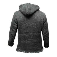 Muška jesenina i zimska slobodna mladost modna casual sportovi blokiranje boje pletenja pulover duksev